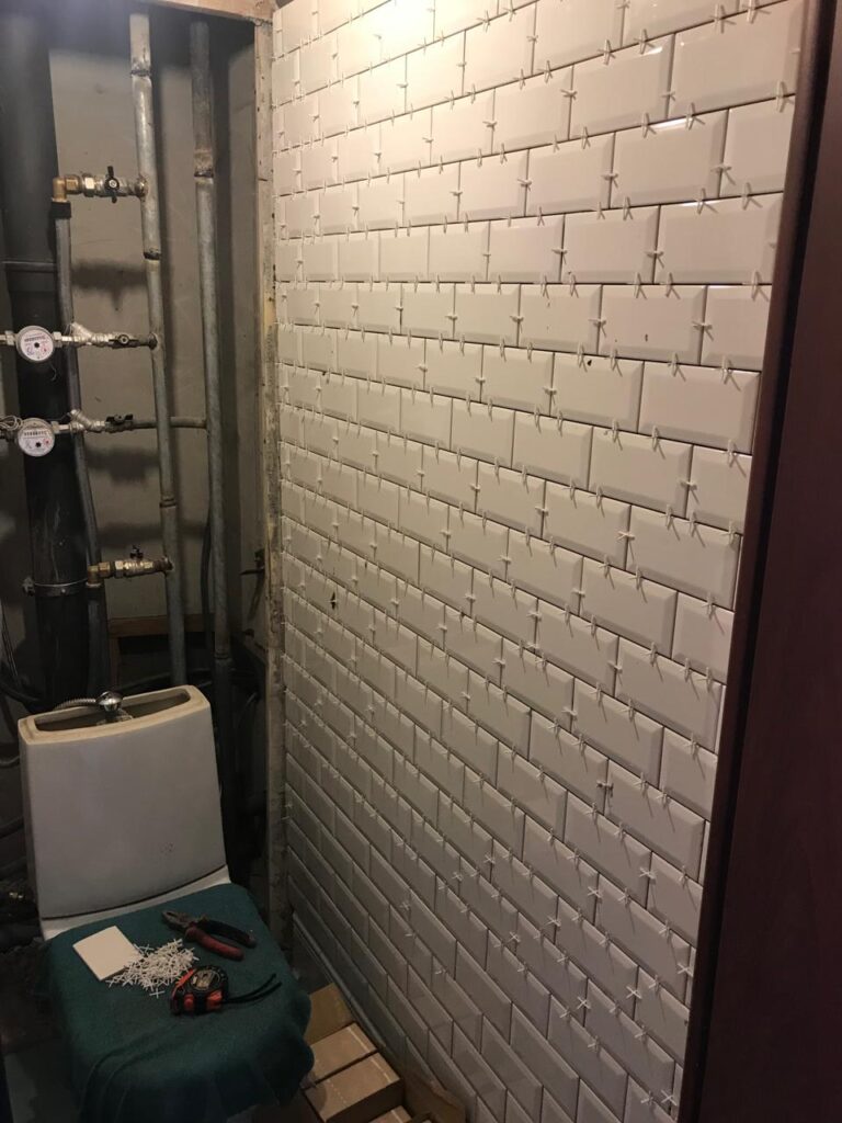 bathroom tile renovation