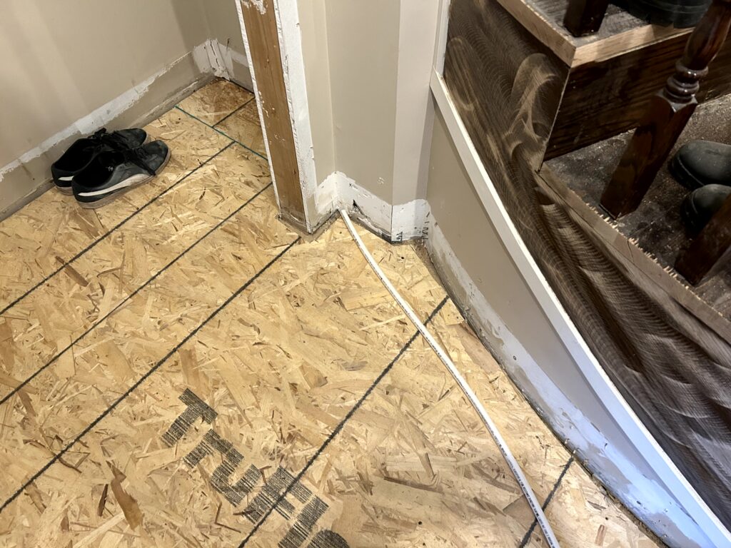 Subfloor installation