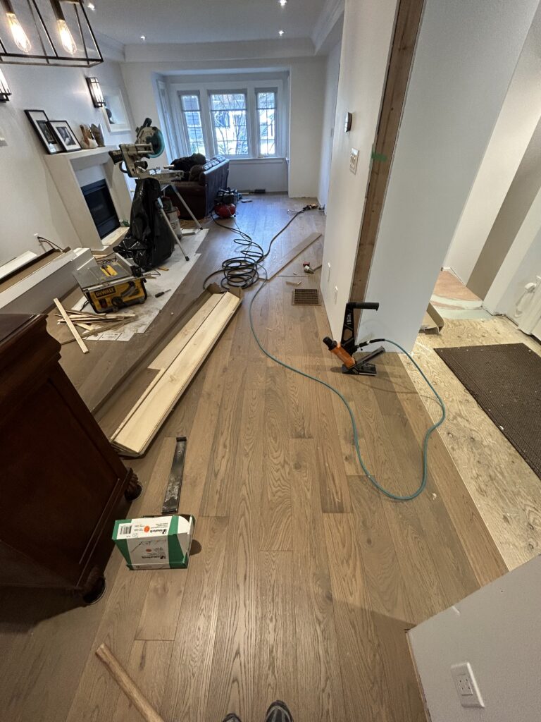 Flooring installation service