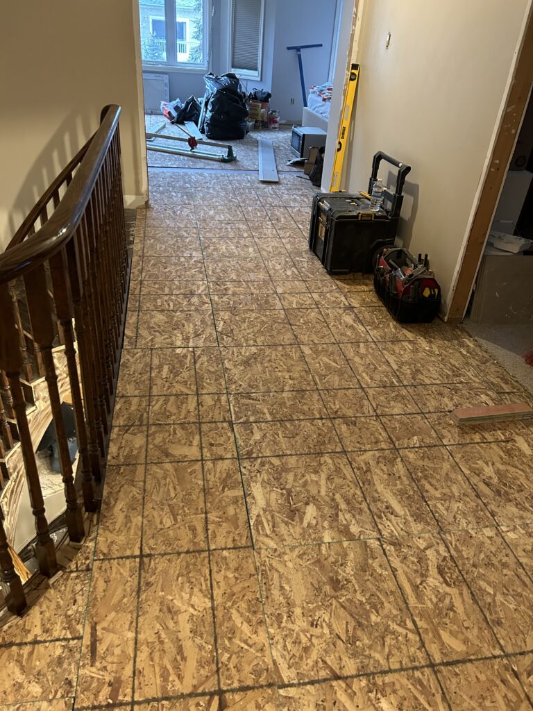 Flooring installation service